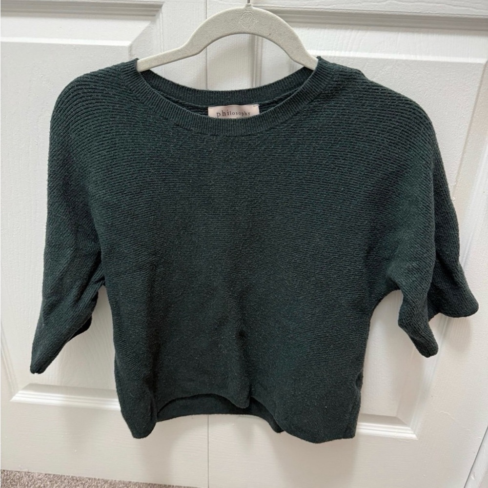 Dark Green Knit Sweater
